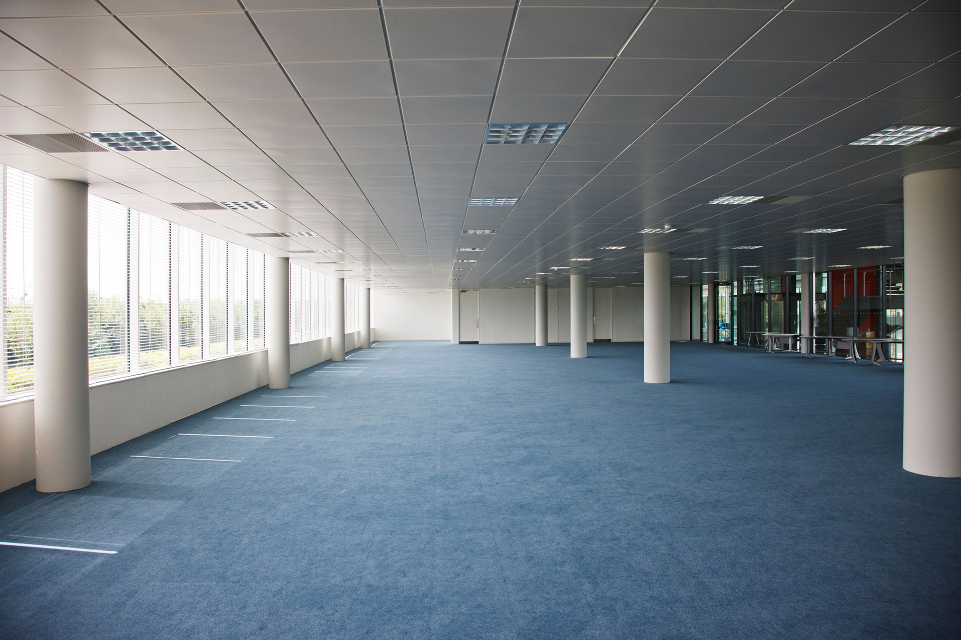 Empty office building